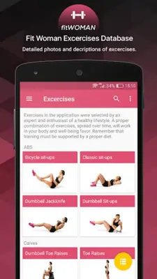 Fitness - Fit Woman android App screenshot 9