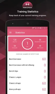 Fitness - Fit Woman android App screenshot 2