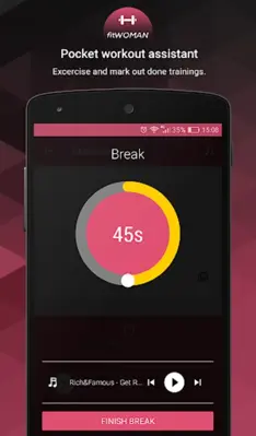 Fitness - Fit Woman android App screenshot 4